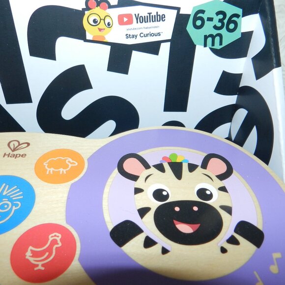 Baby Einstein Upbeat Tunes Magic Touch Wooden Drum Musical Toy🆕Ships Fast💨⚡🚚 - Picture 3 of 14